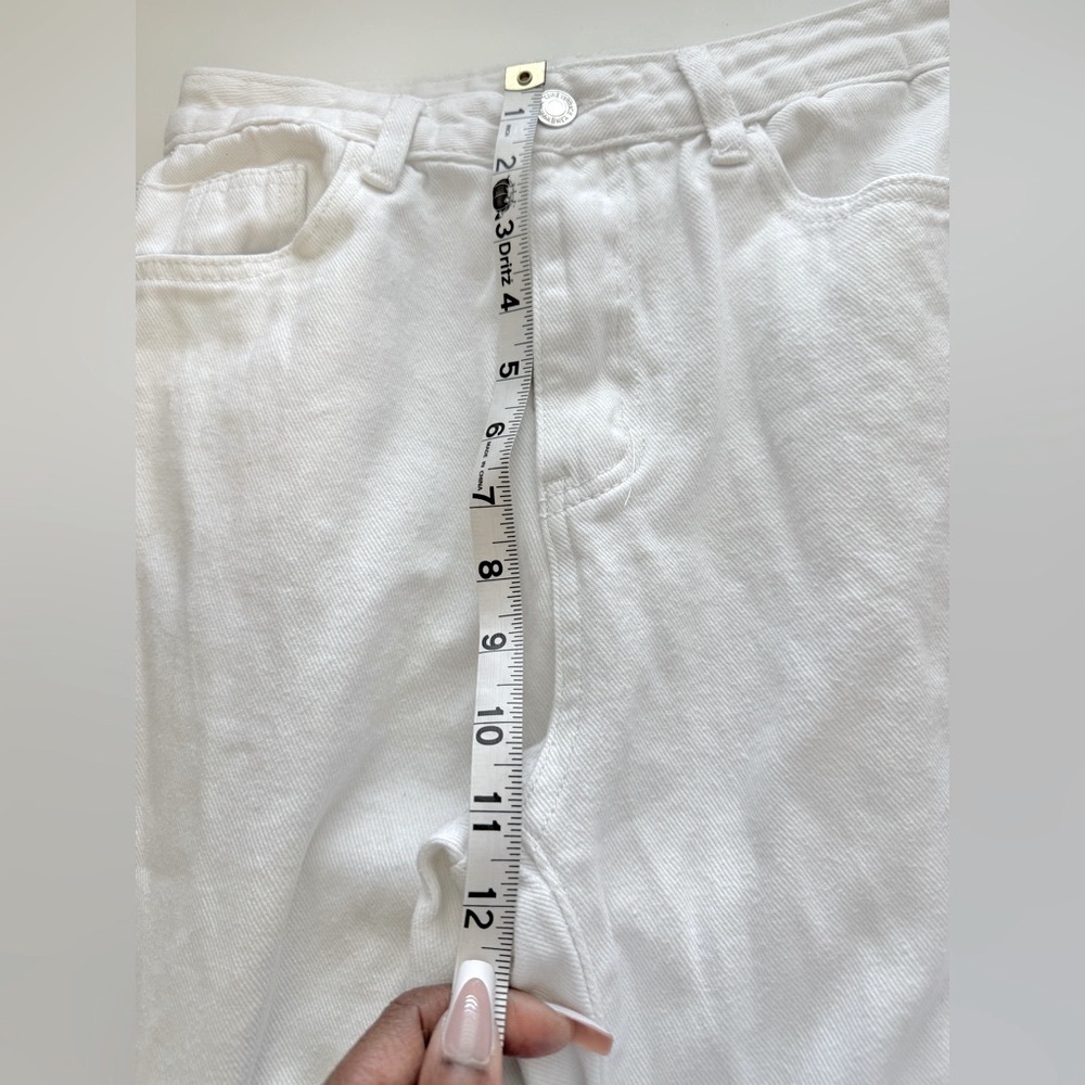 SHEIN Crisp High Waisted White Trousers - Size Medium - Picture 6 of 8